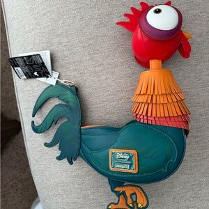 Loungefly Red and Orange Bird Plush Toy
